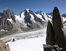 glacier dargentire vu depuis les grands montets o