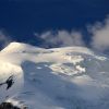 le mont blanc laiguille du midi vu de chamonix o