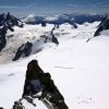 vue depuis laiguille du midi o