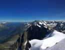 vue depuis laiguille du midi o