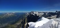 vue depuis laiguille du midi o