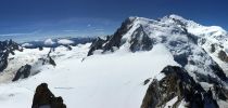 vue depuis laiguille du midi o