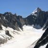 vue depuis les grands montets o