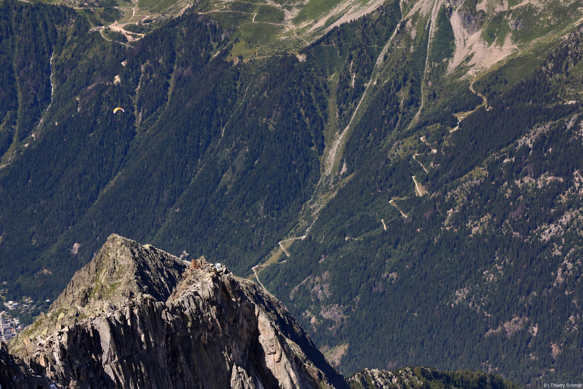 vue depuis les grands montets o