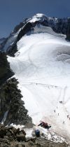 vue depuis les grands montets o