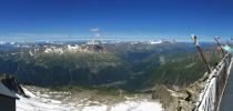 vue depuis les grands montets o