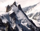 laiguille vue depuis les grands montets o