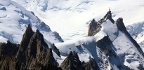 laiguille vue des grands montets o