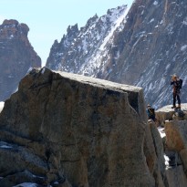 vue depuis laiguille du midi o