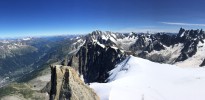 vue depuis laiguille du midi o