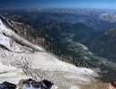 vue depuis laiguille du midi o