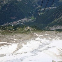 vue depuis les grands montets o